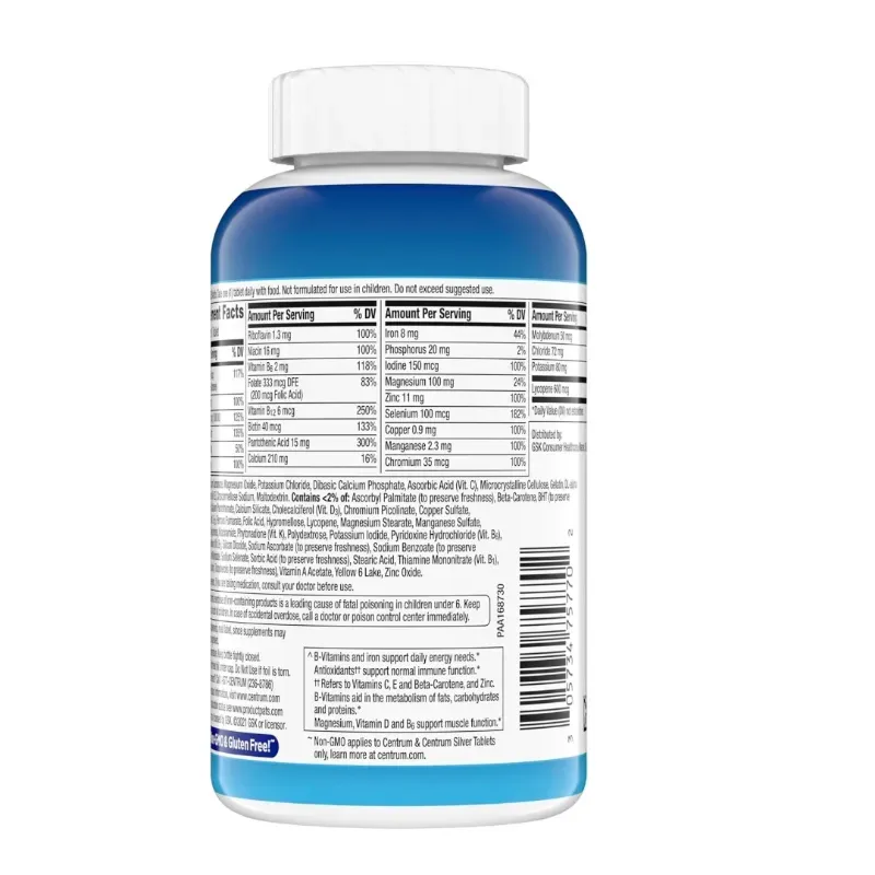 Centrum Multivitamina para Hombre 200 Tabletas 