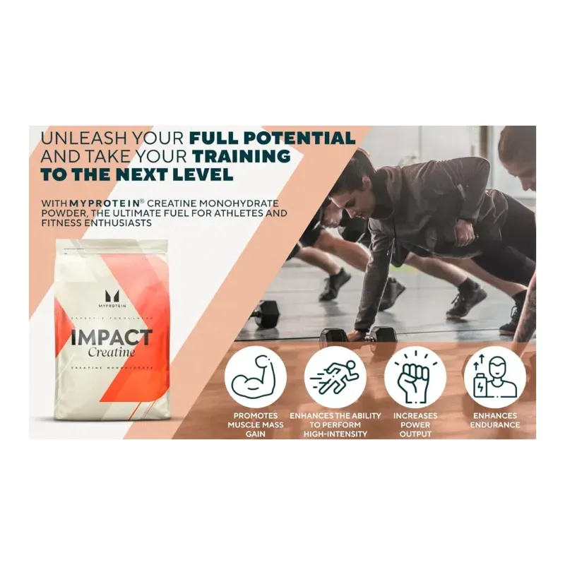 Creatina Monohydratda MyProtein 1LB 100 Servicios 5g