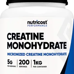 Creatina Nutricost Monohidratada 200 Servicios