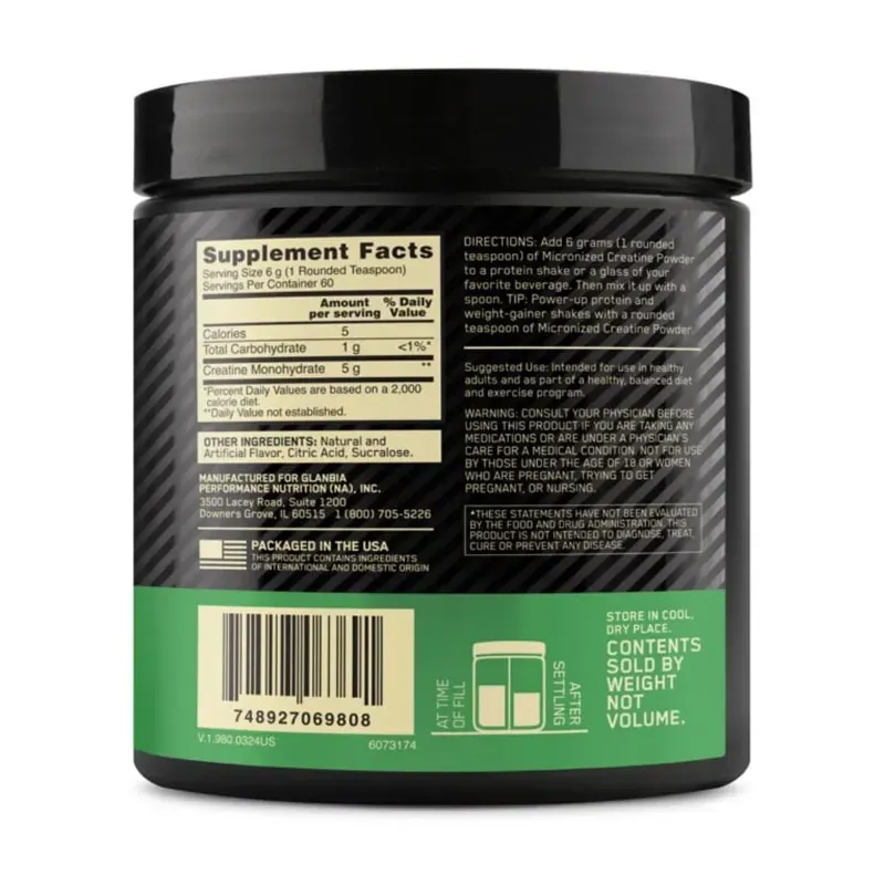 Creatina ON de Sabor 60 Servicios 