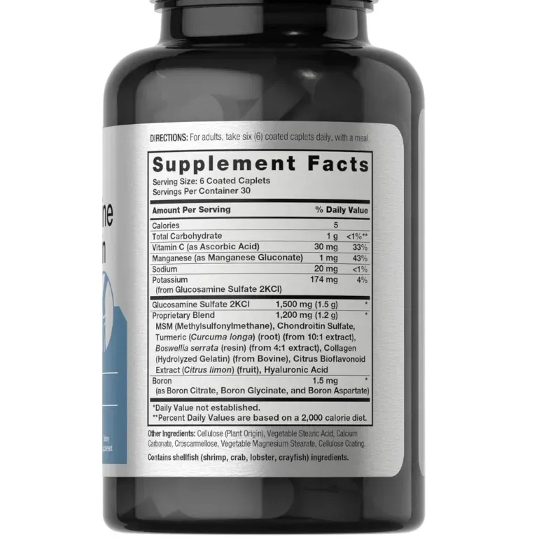Glucosamina+Cohodritin de 180 TAB de 1500mg 