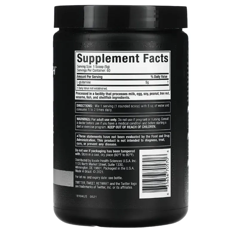 Glutamina Platinum 60 Servicios 
