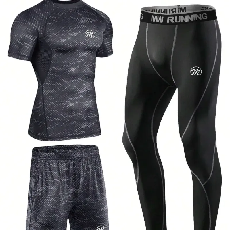 Juego de Licra de Hombre 3 Piezas Talla L(rh013)