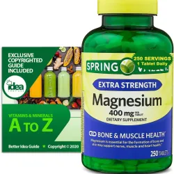 Magnesium 400mg Extra fuerza 250 Tabletas 