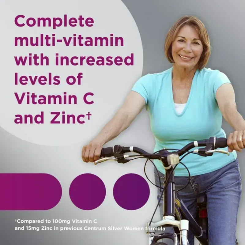 Multivitamina Centrum Mujer 50+ 100 Tabletas 