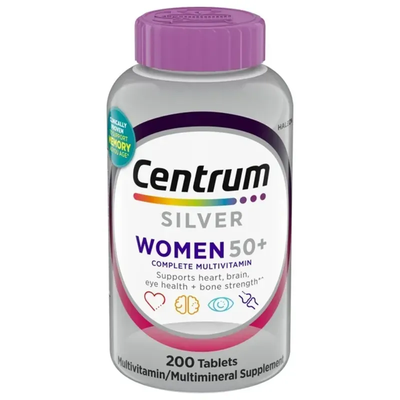 Multivitamina Centrum Mujer 50+ 200 Tabletas 