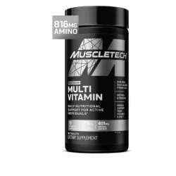 MuscleTech Platinum Multivitamina Para Hombre y Mujer  18 Vitaminas 