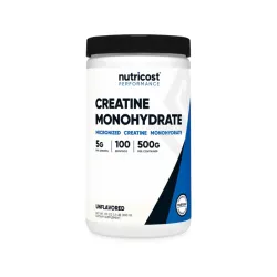 Nutricost Creatina Monohydratda Micronizada   5000mg Per Serv (5g) - 100 Servicios,(⚠𝐒𝐎𝐋𝐎 𝐔𝐒𝐃)