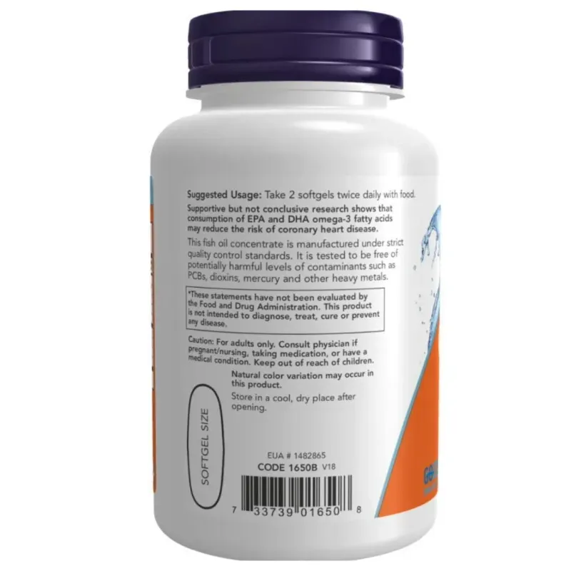 Omega 3 Marca Now 100 Tabletas