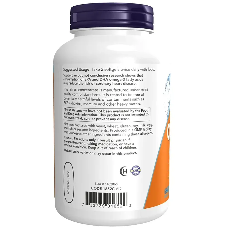 Omega 3 Now de 200 Tabletas de 1000mg