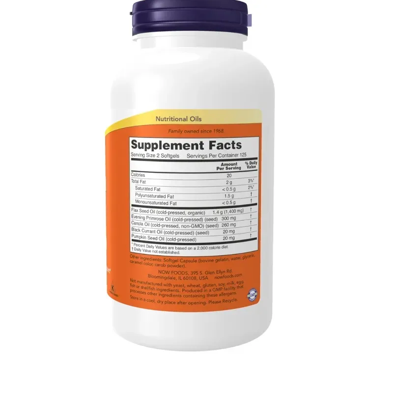 Omega 369 Marca Now 250 Tabletas de 1000mg 
