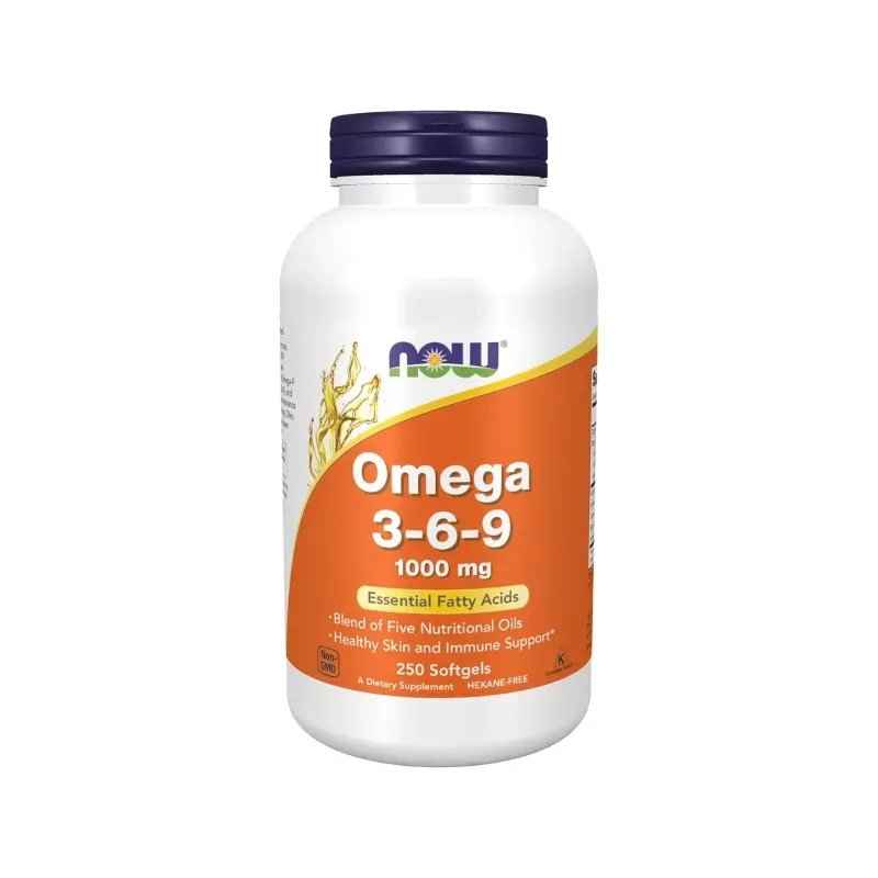 Omega 369 Marca Now 250 Tabletas de 1000mg 