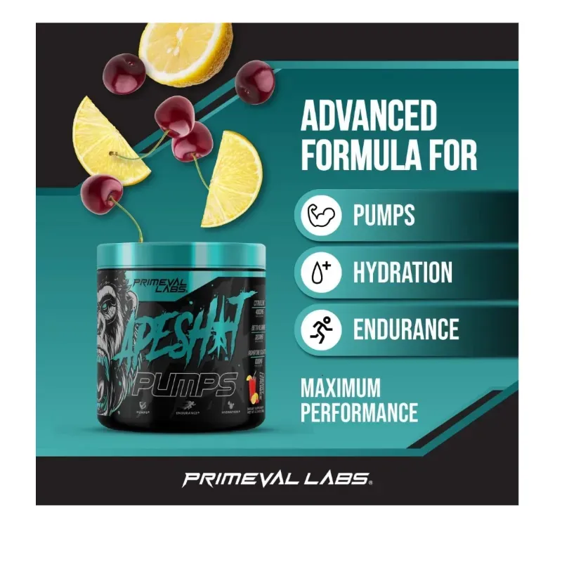 Pre entreno Apeshit para hombres y mujeres | Sin cafeína 40 Servicios