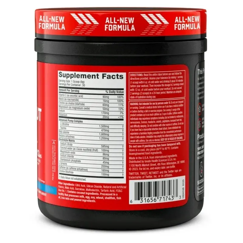 Pre Entreno Six Star Pro Nutrition Explosion 30 Servicios /Icy Rocket Freeze