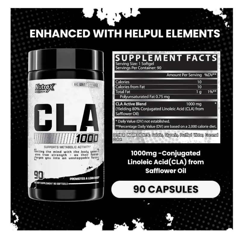 Quemador de Grasa CLA Nutrex 90 Tab