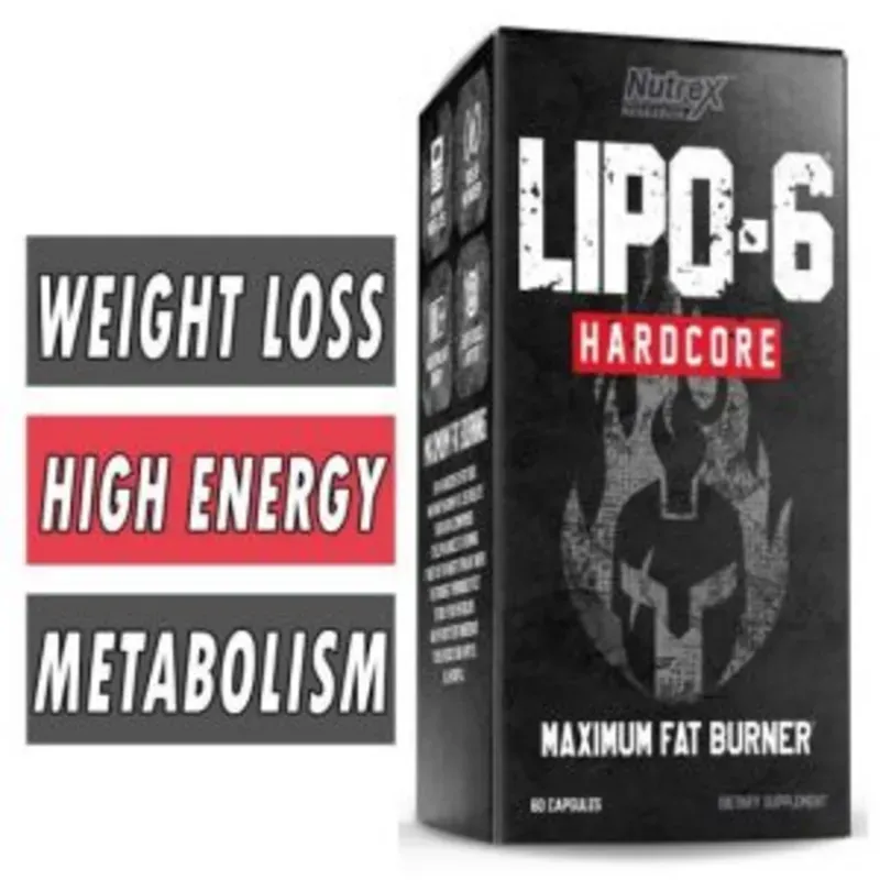 Quemador LIPO 6 HardCore 60 Tabletas 
