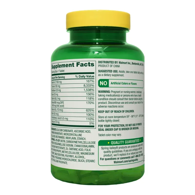 Super Vitamina B_COmplex 250 Tabletas 