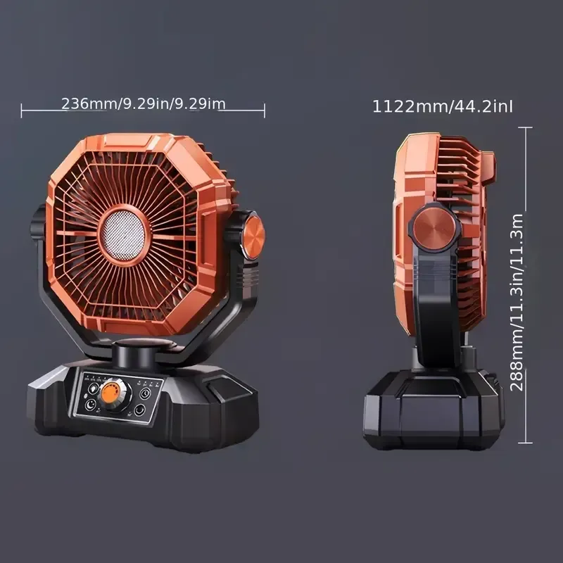 Ventilador Portable 20Mil mAh , 8 Velocidades+Control Remoto (FAN008/N)