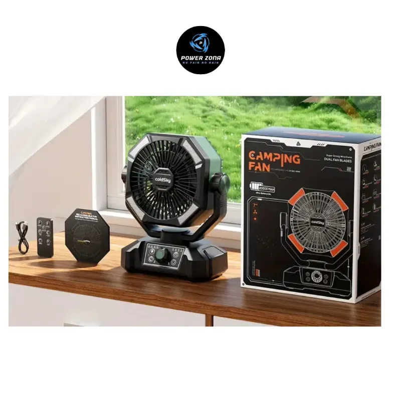 𝐕𝐞𝐧𝐭𝐢𝐥𝐚𝐝𝐨𝐫 𝐏𝐨𝐫𝐭𝐚𝐛𝐥𝐞 𝐂𝐨𝐥𝐝-𝐒𝐤𝐲 𝐃𝐨𝐛𝐥𝐞 𝐀𝐬𝐩𝐚𝐬 20Mil mah ,8 Velocidades+Control Remoto 