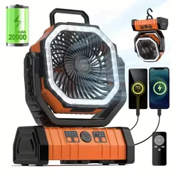 Ventilador Portable de 20Mil mAH +Control Remoto  (FAN006)