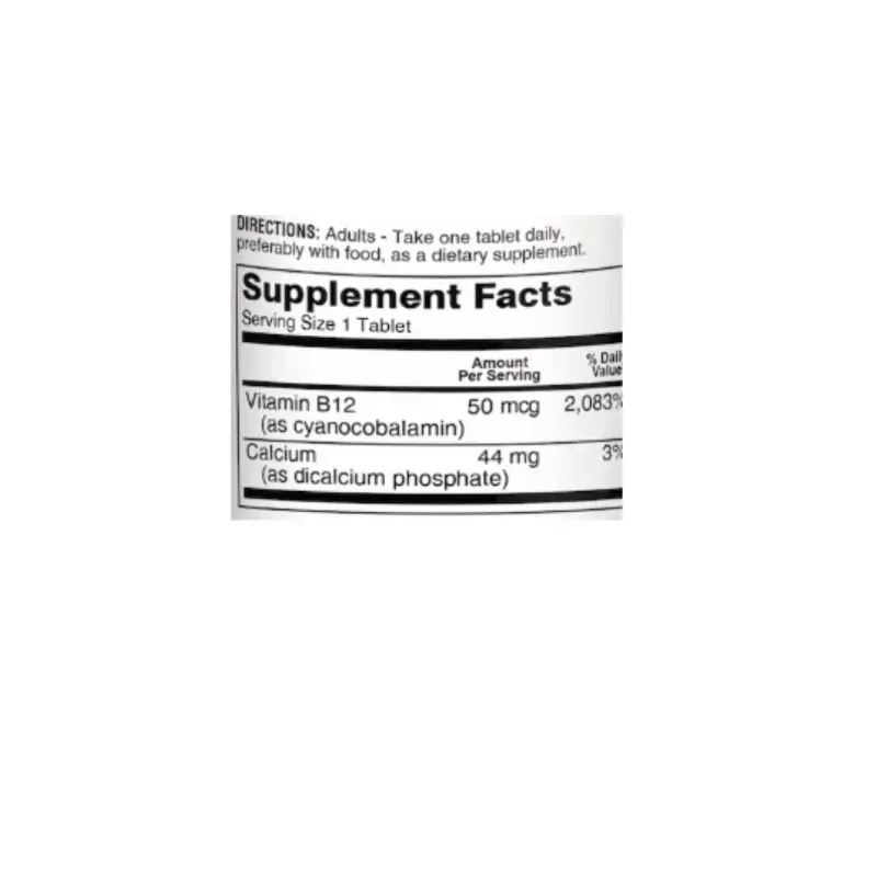 Vitamina B12 30 Tabletas 