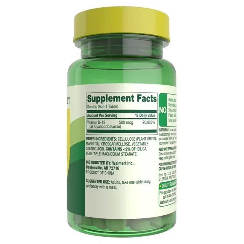 Vitamina B12 Spring Valley 100TAb 