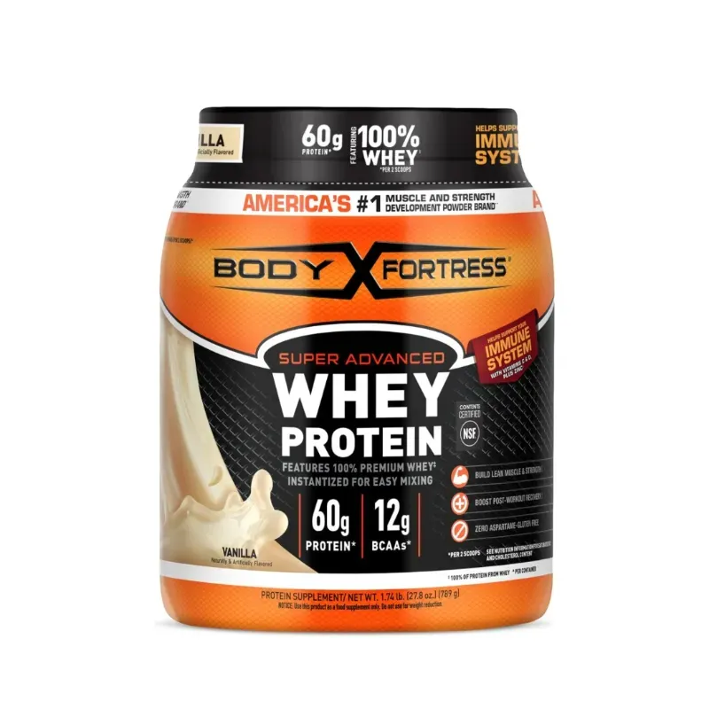 Whey Body Fortres Vainilla 18 Servicios 
