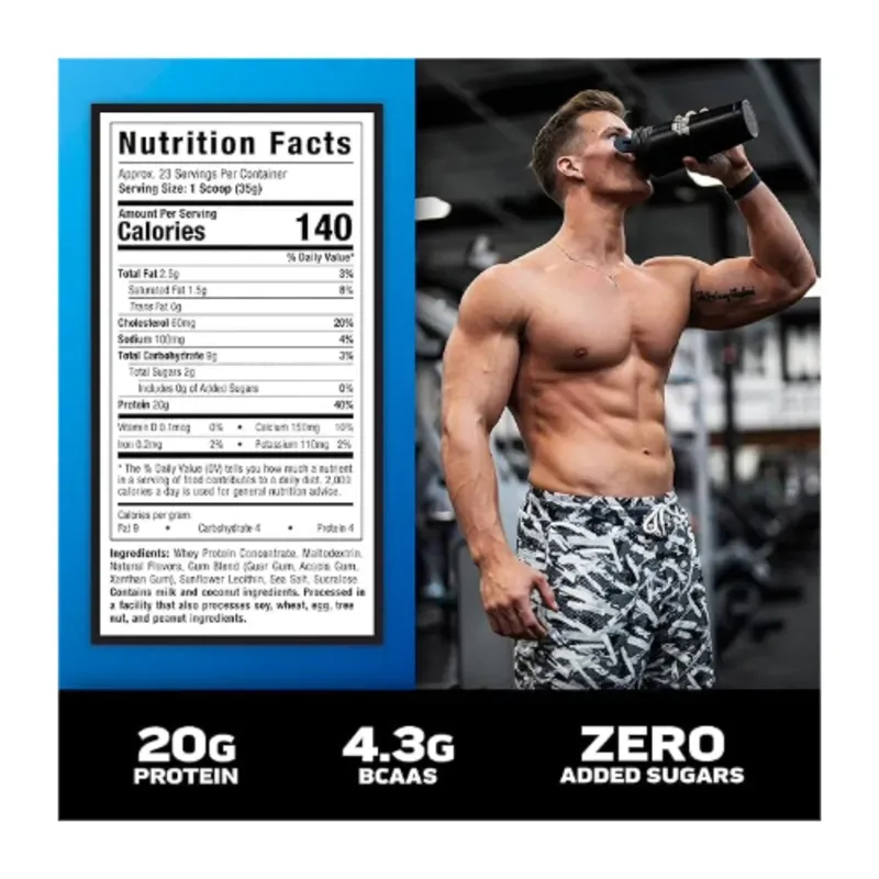 Whey Grass Fed Muscletech 23 Servicios Vainilla 