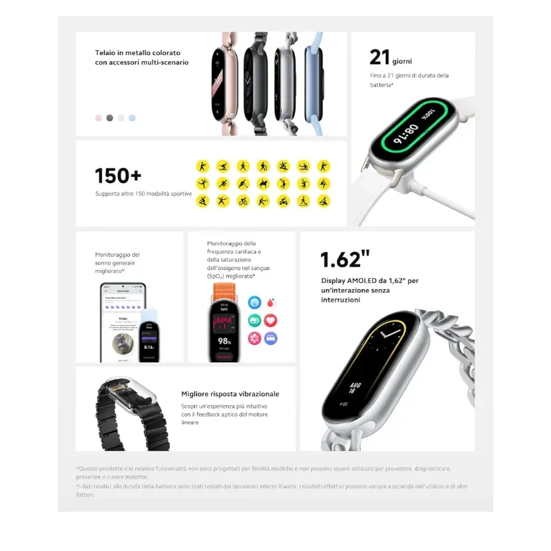 Xiaomi Band 9 Version Global Color Negro