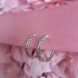 Aretes de Aro Corazones 