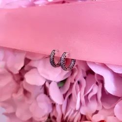 Aretes de Aro Corazones 
