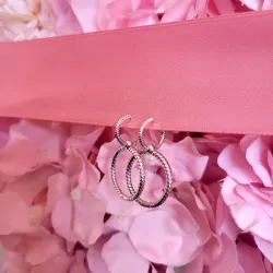 Aretes Moments Aro Doble se le puede poner Charm