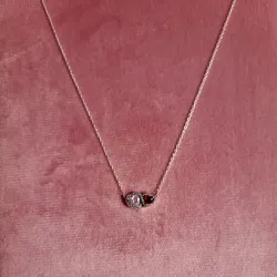 Cadena 2 corazones 
