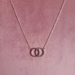 Cadena de círculos logotipo 