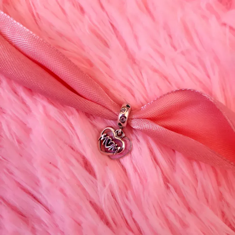 Charm Colgante Corazón Mom