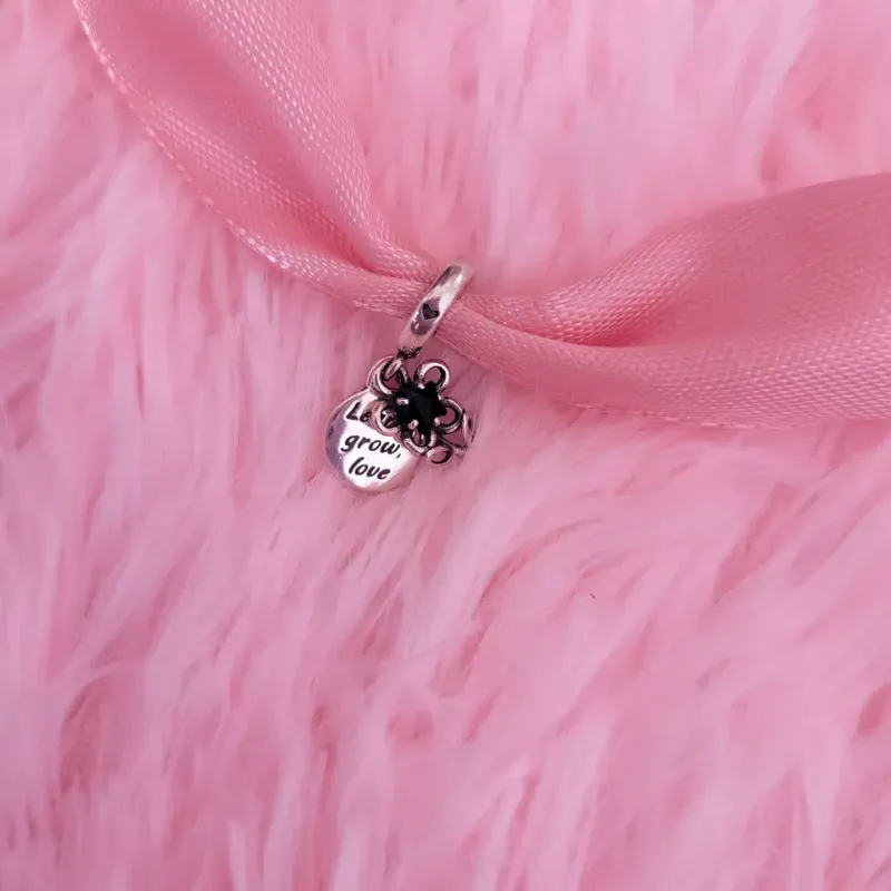 Charm Colgante Doble Floreciendo