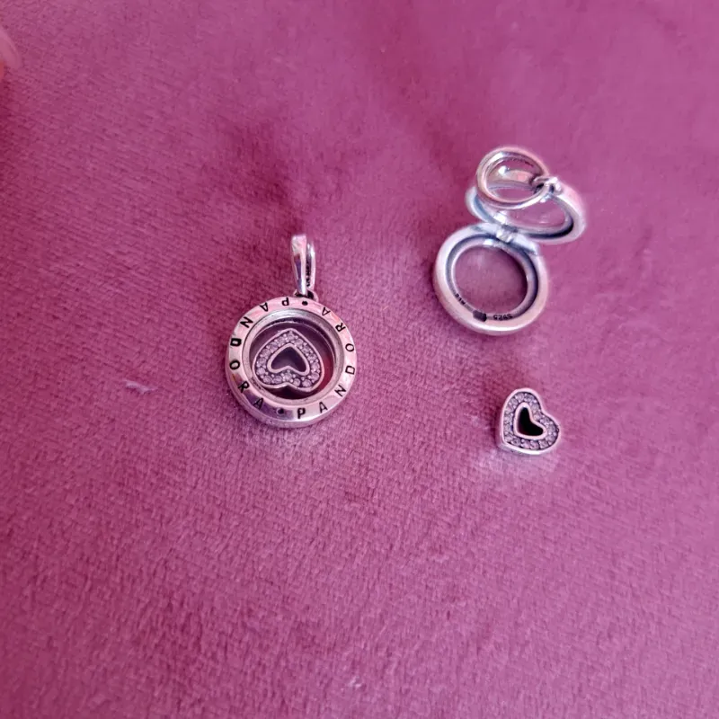Charm Colgante Locket corazón