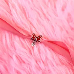Charm Lazo Rojo de Minnie Mouse de Disney 