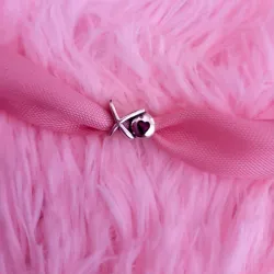 Charm XO Corazón Brillante 