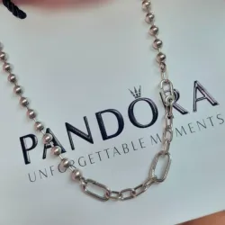 Collar de Eslabones Link y Cuentas 