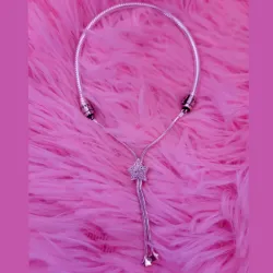 Pulsera Cola de Ratón con estrellas (Ajustable) 