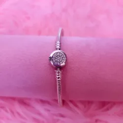 Pulsera de Cadena de Serpiente O coronada Brillante