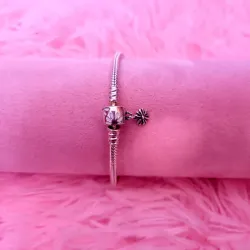 Pulsera Pandora cierre de margaritas 