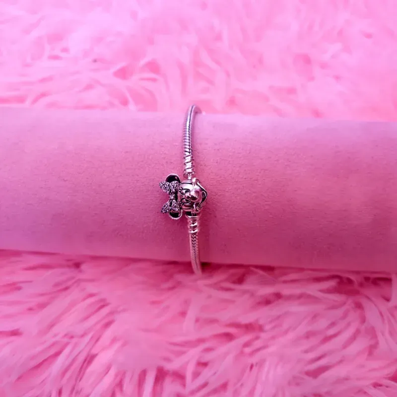 Pulsera Pandora con cierre de Minnie Mouse 