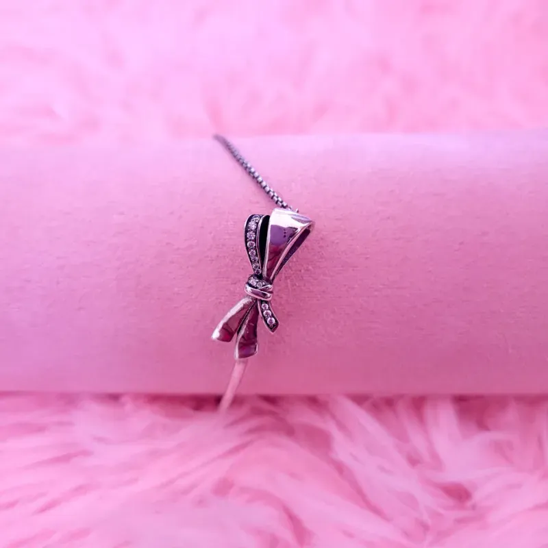 Pulsera Pandora lazo brillante 