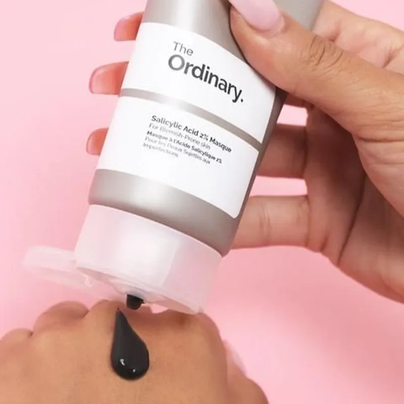 Mascarilla de ácido salicilico al 2%+carbón activado THE ORDINARY