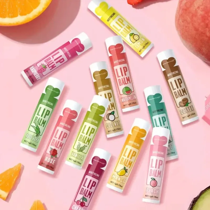 Bálsamos labiales en barra🍑🍒🫐🍇🍉