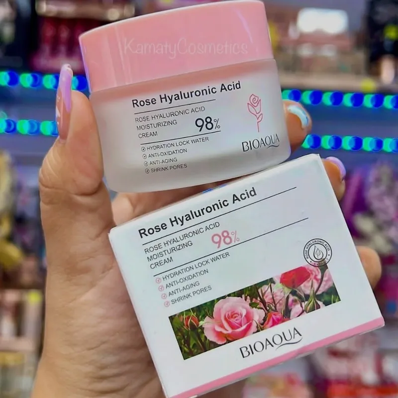 Crema rosas. ácido hialurónico.50g