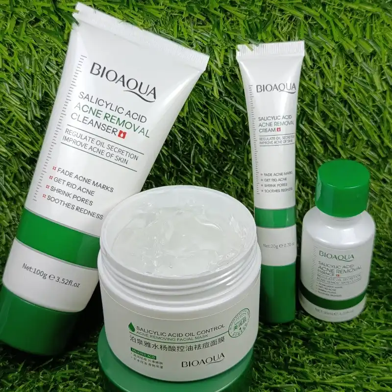 Kit anti acné con ácido salicílico