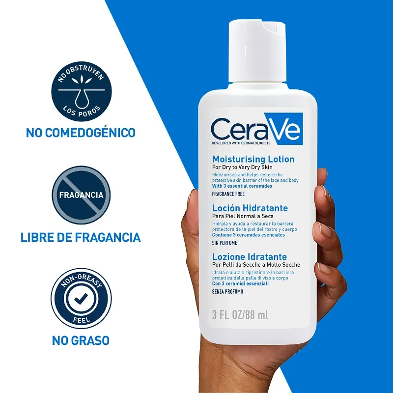 Loción hidratante CERAVE 88 ml.